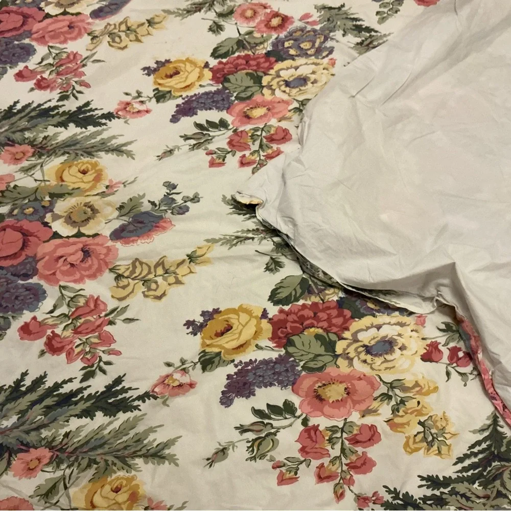 Vintage Cotton Floral Duvet